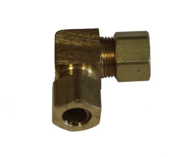 Brass Compression Elbow Fitting